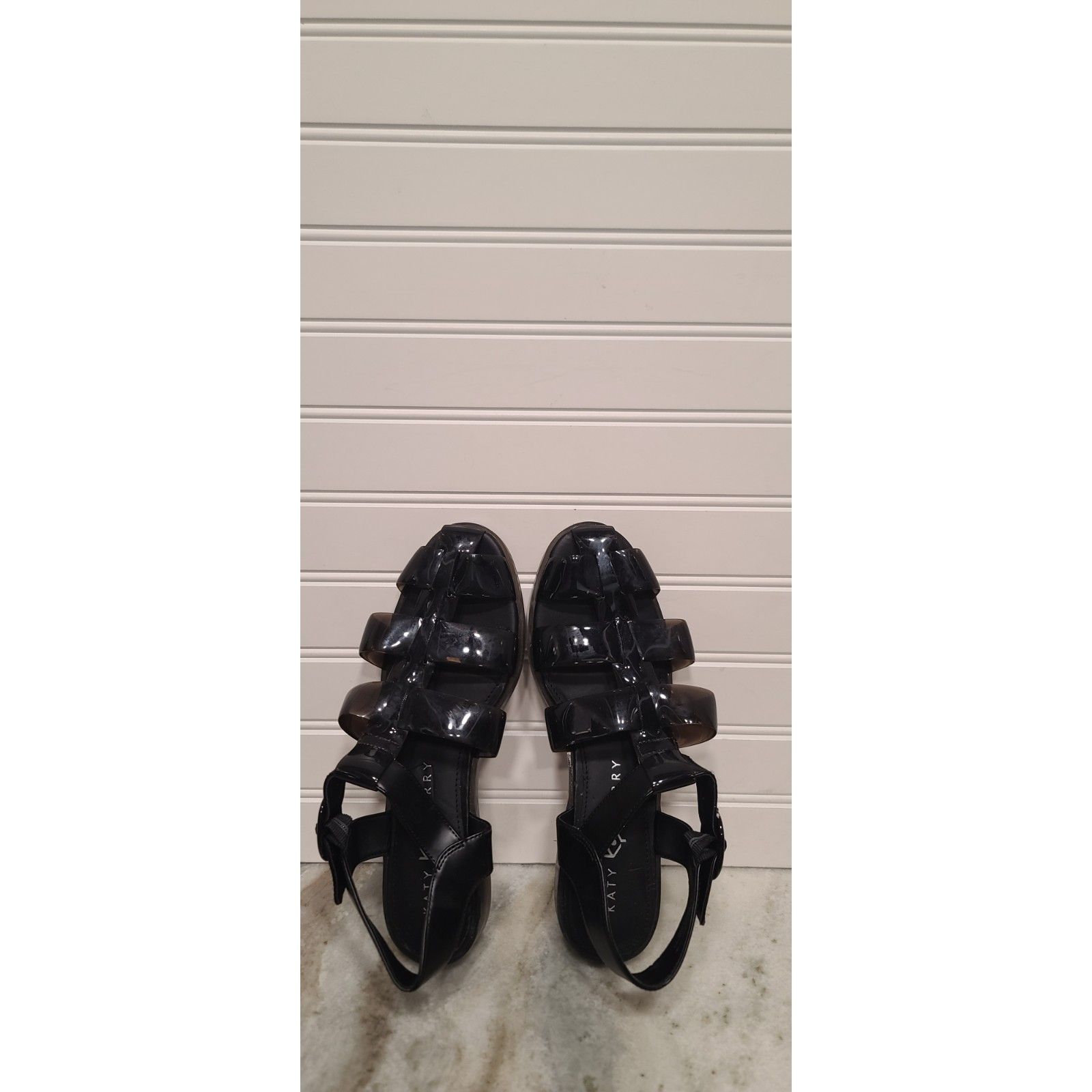 Katy Perry The Geli Fisherman Black Sandals Size 7.5 Nwt — image 2 of 7